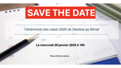 Cérémonie des voeux 2025 de Dextera au Sénat