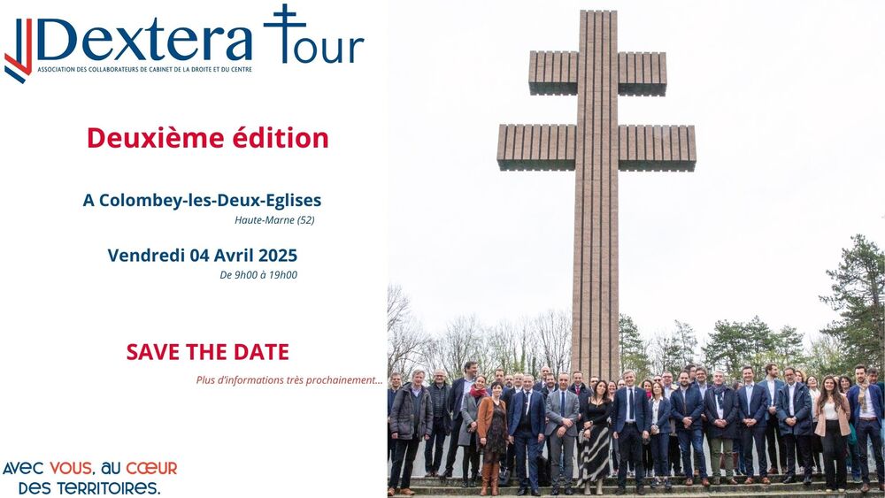 Dextera Tour Colombey-les-Deux-Eglises : Save the date !